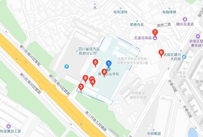 成都市育华航空职业学校位置在哪儿