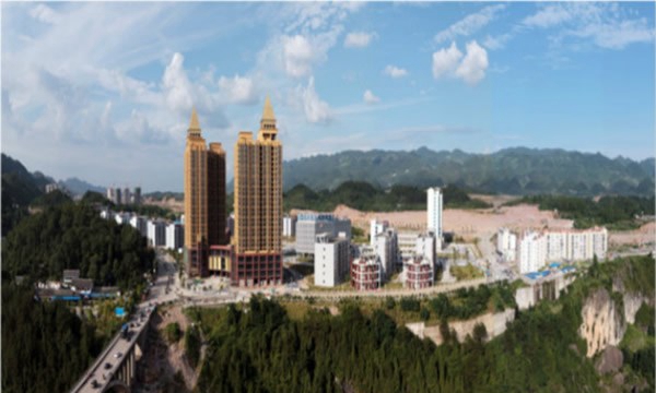 黔江民族职业教育中心校园全景