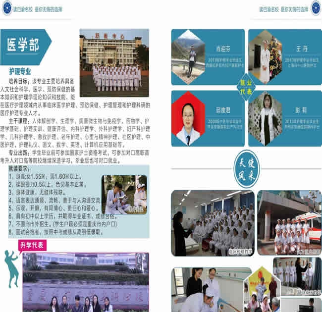 重庆开县职教中心医学部专业