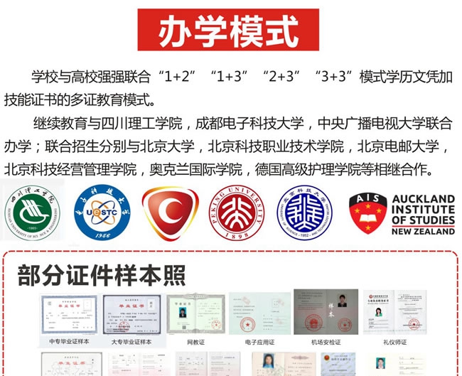 自贡市旭江职业技术学校办学模式