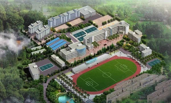 景东县职业高级中学学校全景