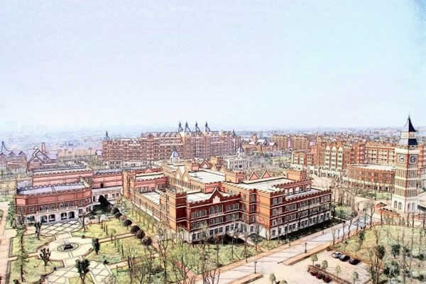 四川西南航空学校全景图